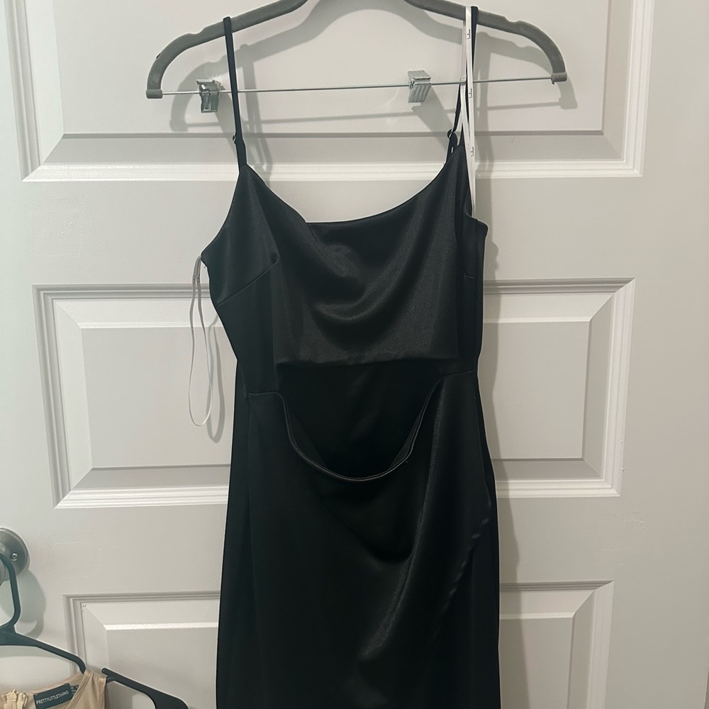 Elegant Black Slip Dress